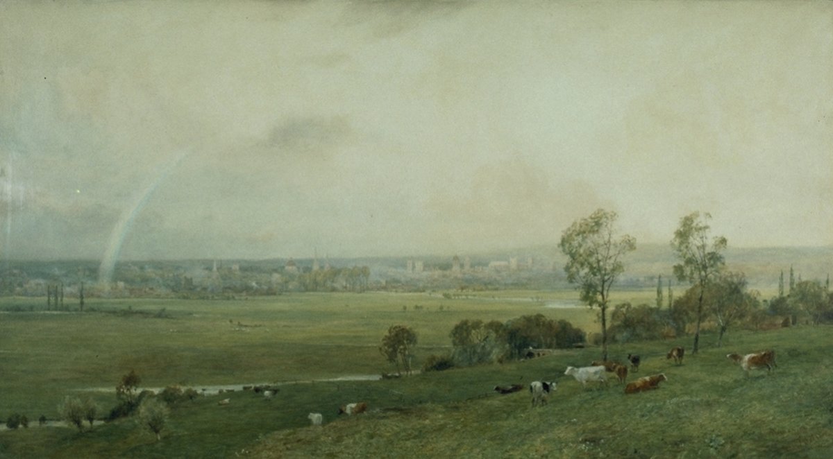 Image of View of Oxford from the South West