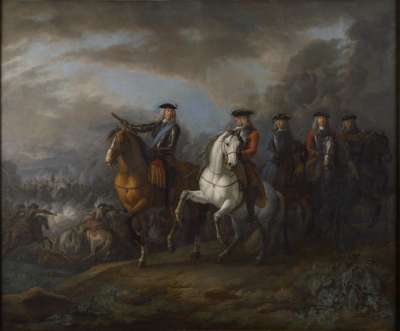 Image of The Duke of Marlborough and the Earl of Cadogan at Blenheim (Hochstadt)