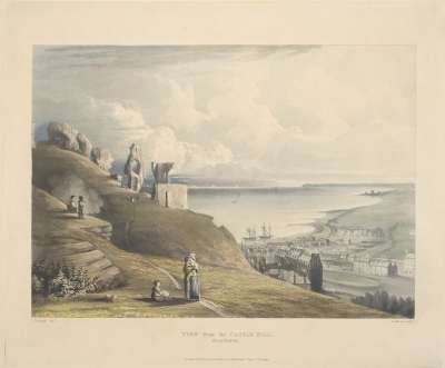 Image of View from the Castle Hill, Hastings