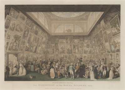 Image of The Exhibition of the Royal Academy, 1787