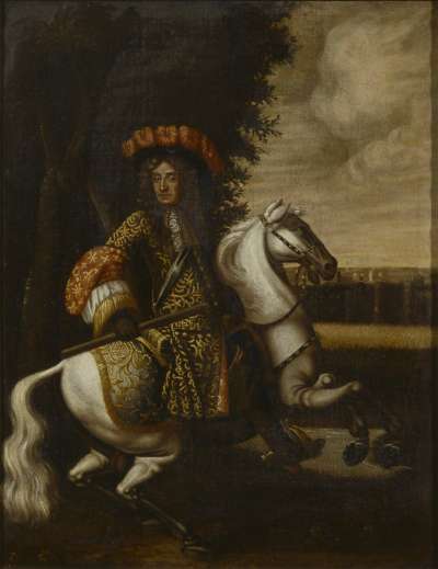 Image of King William III (1650-1702) on Horseback