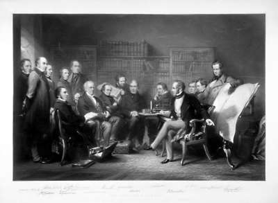 Image of The Aberdeen Cabinet, Deciding upon the Expedition to the Crimea