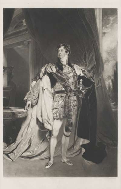 Image of King George IV (1762-1830) Regent 1811-20; Reigned 1820-30
