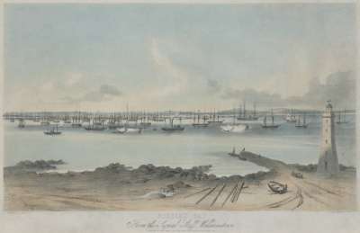 Image of Hobson’s Bay, from the Signal Staff, Williamstown, Melbourne