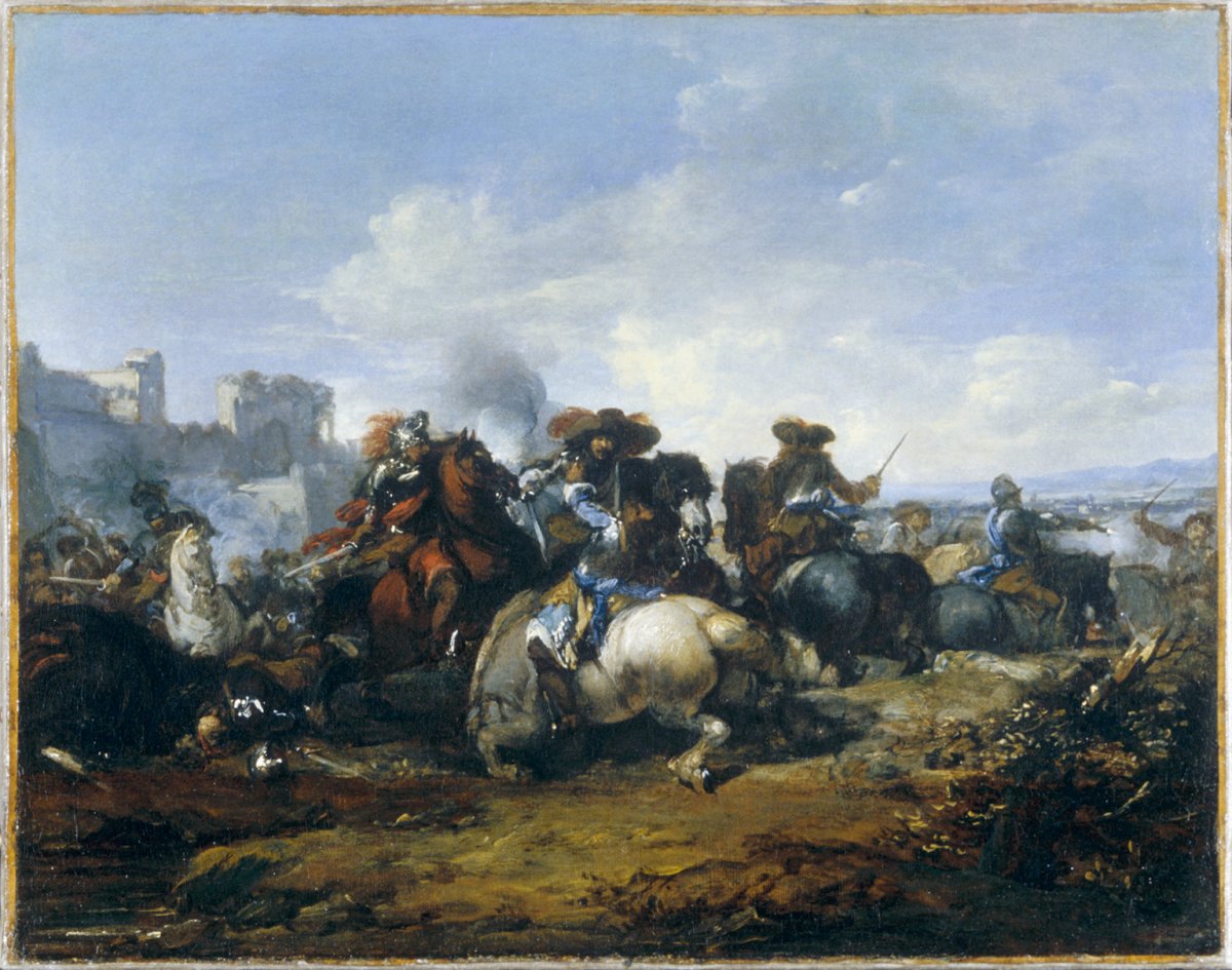 Image of Horsemen in Combat