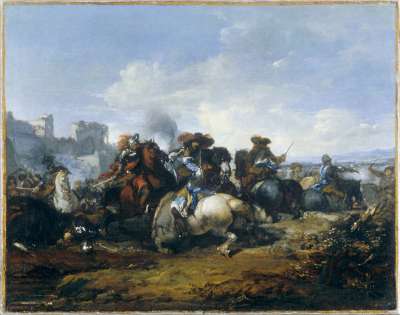 Image of Horsemen in Combat