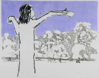 Image of Richmond Park: Tall Figure with Jerky Arms