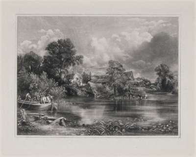 Image of View on the River Stour (The White Horse)