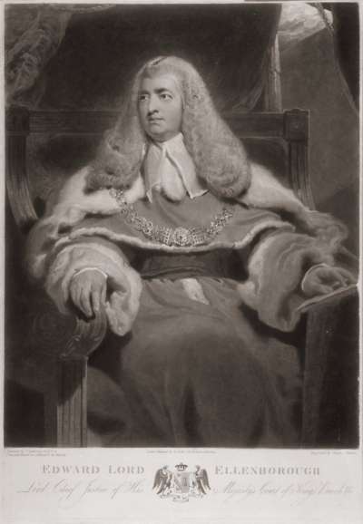 Image of Edward Law, 1st Baron Ellenborough (1750-1818) judge; Chief Justice of the King’s Bench