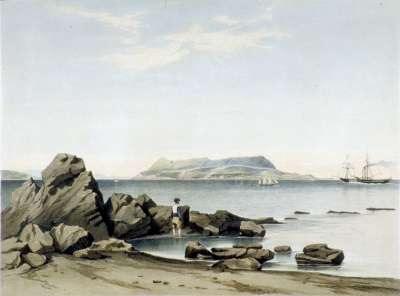 Image of View of Gibraltar from Sandy Bay