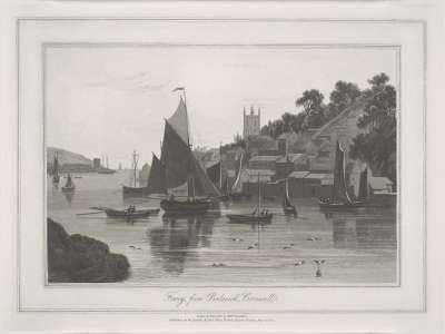 Image of Fowey from Bodenick, Cornwall