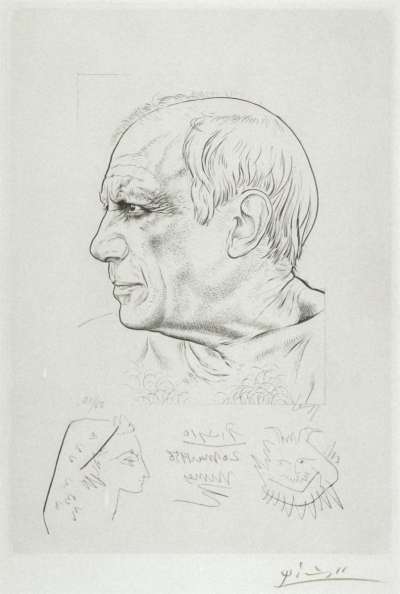 Image of Portrait de Pablo Picasso et Remarque pour Témoignage