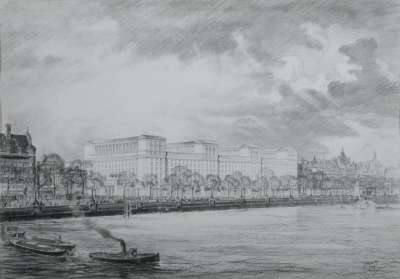 Image of Ministry of Defence Main Building from River