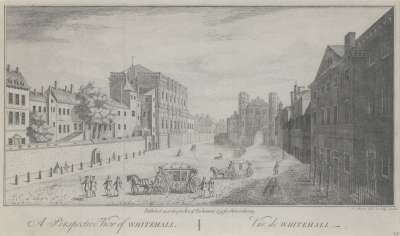 Image of A Perspective View of Whitehall / Vue de Whitehall