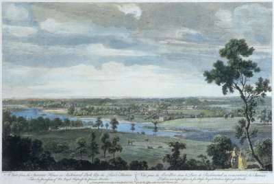 Image of A View from the Summer House in Richmond Park up the River Thames