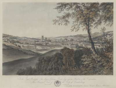 Image of General View of the City of Canterbury, taken from the Scotland Hills