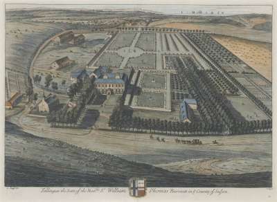 Image of Folkington, the Seat of the Hon Sir William Thomas Baronet, in the County of Sussex