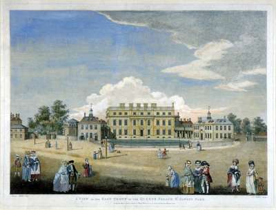 Image of A View of the East Front of the Queen’s Palace, St. James’s Park