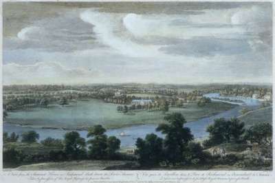 Image of A View from Summer House in Richmond Park down the River Thames