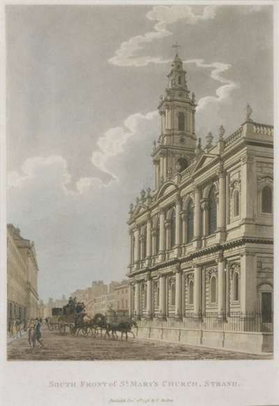 Image of South Front of St. Mary’s Church, Strand