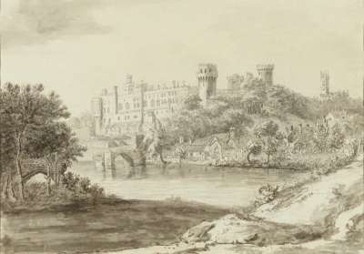 Image of Warwick Castle: River Avon & St Mary’s Church