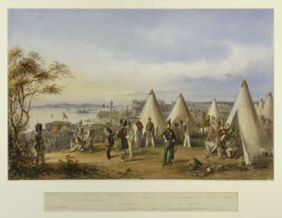 Image of Encampment at Scutari on the Bosphorus