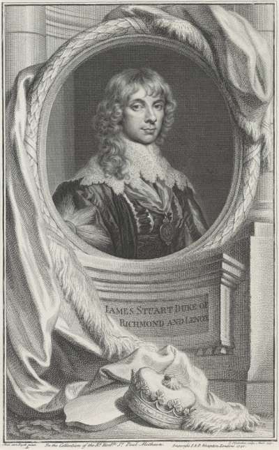 Image of James Stuart, 1st Duke of Richmond and 4th Duke of Lennox (1612-1655) royalist