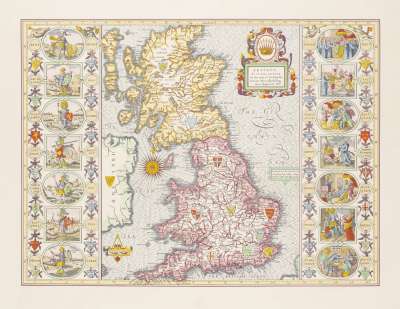 Image of Map of Britain under the Heptarchy