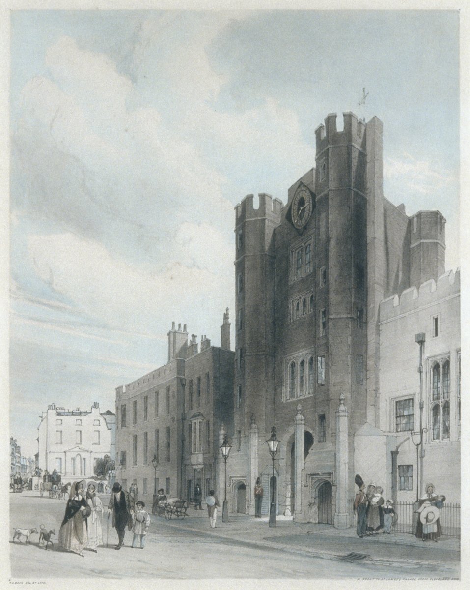 Image of North Front to St. James’s Palace from Cleveland Row