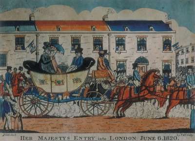 Image of Her Majesty’s Entry into London, 6 June 1820