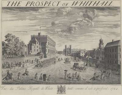 Image of The Prospect of Whithall / Vue du Palais Royall de Whitehall comme il est à present 1724