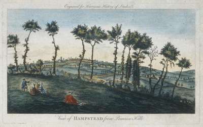Image of View of Hampstead from Primrose Hill