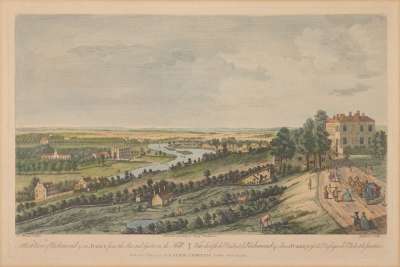 Image of A West View of Richmond &c. in Surry from the Star and Garter on the Hill. / Vue du Costé de l’Occident de Richmond &c. dans Surry prise de l’Enseigne de l’Etoile et la Jaretiere.