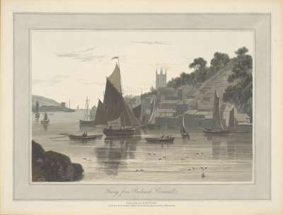 Image of Fowey, from Boderick, Cornwall