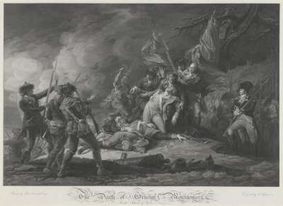Image of The Death of General Montgomery in the Attack of Quebec, December 1775