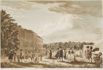 Image of The Encampment in the Museum Garden, 1780