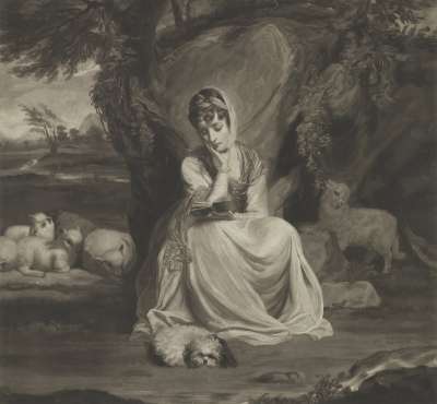 Image of Frances Anne Crewe (neé Greville), Lady Crewe (1748-1818) as St. Genevieve