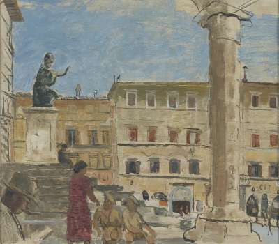 Image of Scene in Front of the Cathedral, Perugia