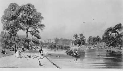 Image of Buckingham Palace from St. James’s Park