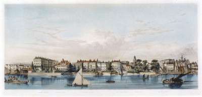 Image of Panoramic View of Whitehall from the River Thames