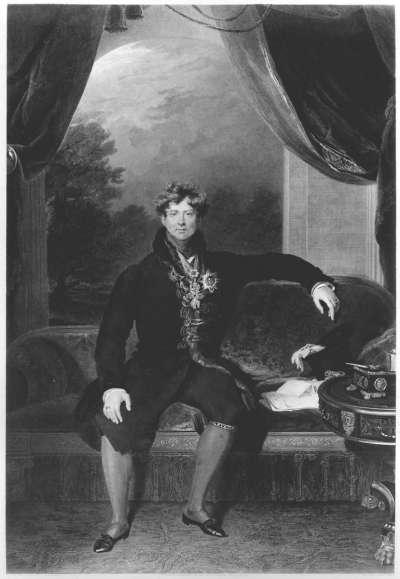 Image of King George IV (1762-1830) Reigned 1820-30