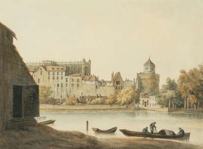 Image of Windsor: St George’s Chapel & River Bastion of the Castle