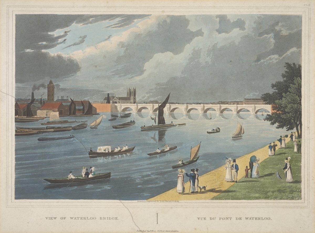Image of View of Waterloo Bridge / Vue du Pont de Waterloo
