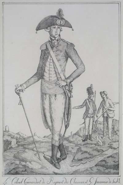 Image of Le Colonel Commandant de Regiment des Chasseurs