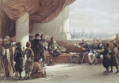 Image of Interview with the Viceroy of Egypt, at his Palace, Alexandria, May 12th 1839