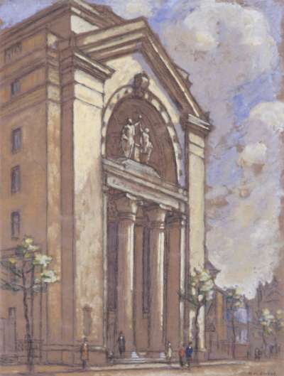 Image of Facade of Bush House, London