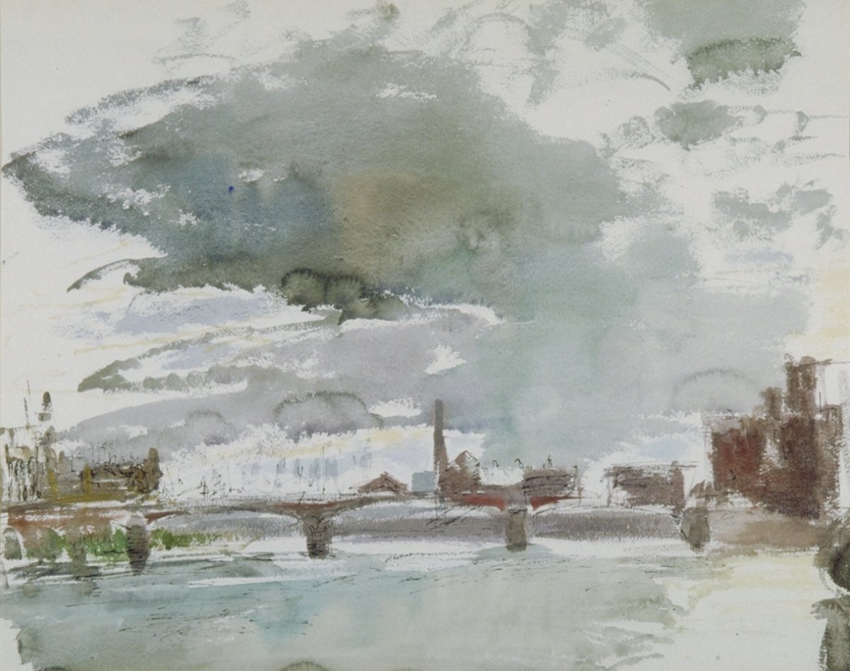 Image of Clouds over Battersea Bridge