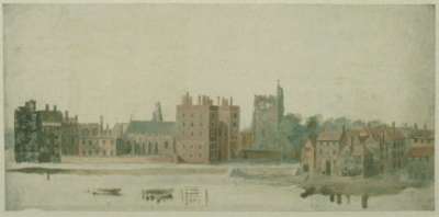 Image of Lambeth Palace from the River