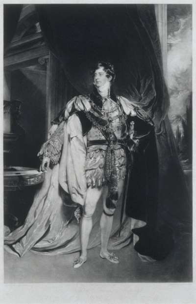 Image of King George IV (1762-1830) Regent 1811-20, Reigned 1820-30