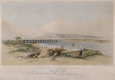 Image of North View of Portland Bridge. Erected in the Years 1838 and 1839